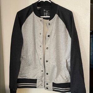 GAP Men's Two-Tone Varsity Jacket